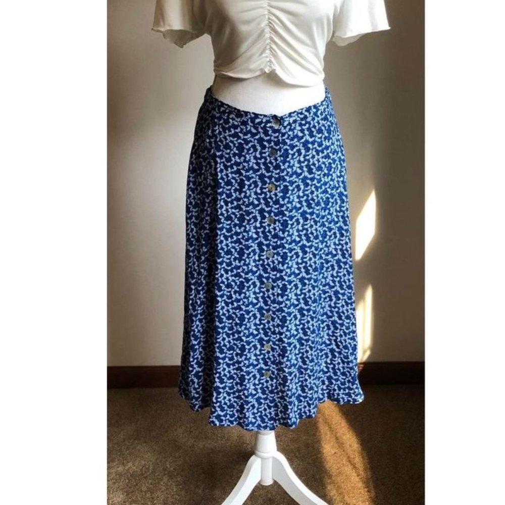 Worthington blue skirt size 8  Y2K vintage